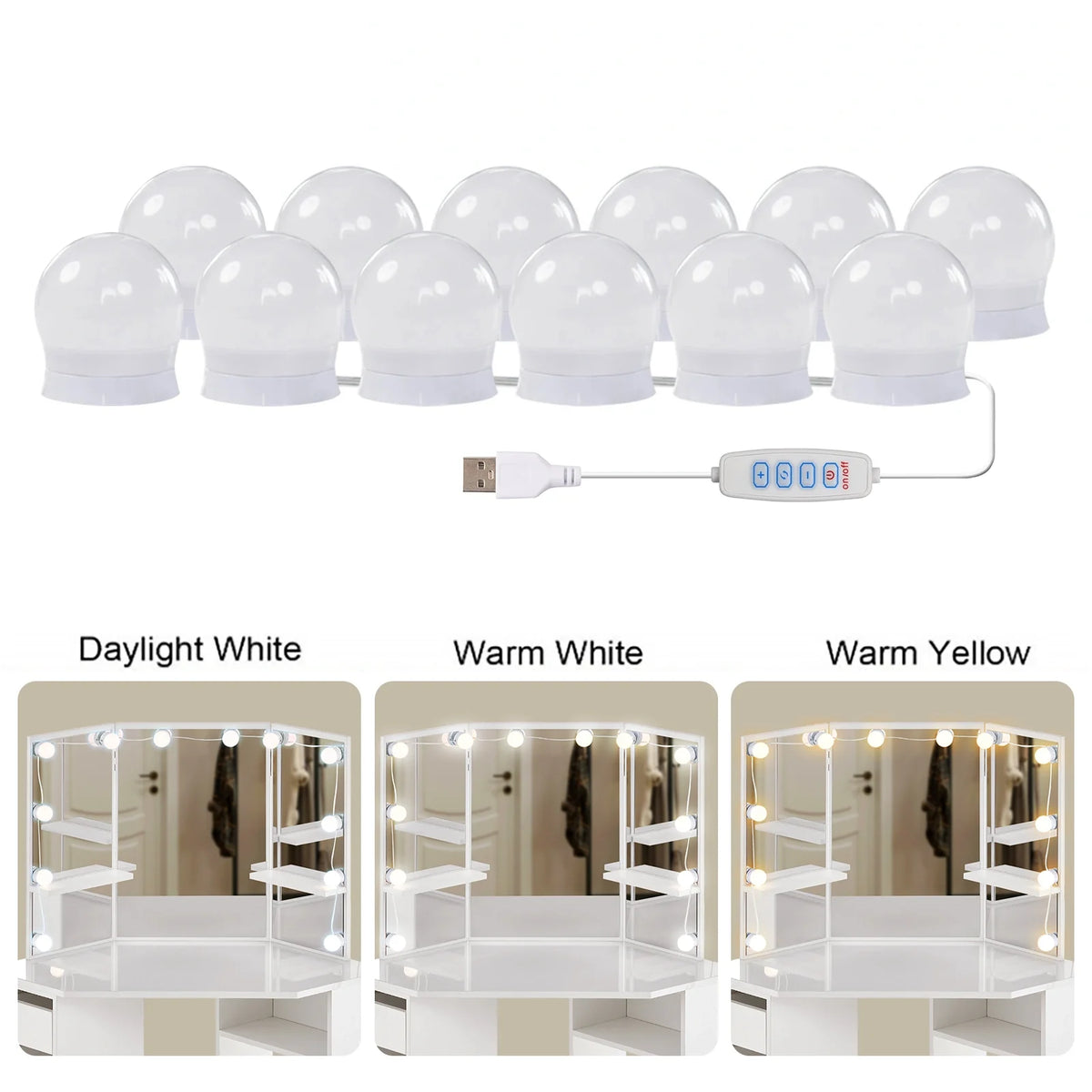 Bulbs for Dressing Table