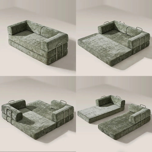 Hugo Moss Green Convertible Sofa Bed