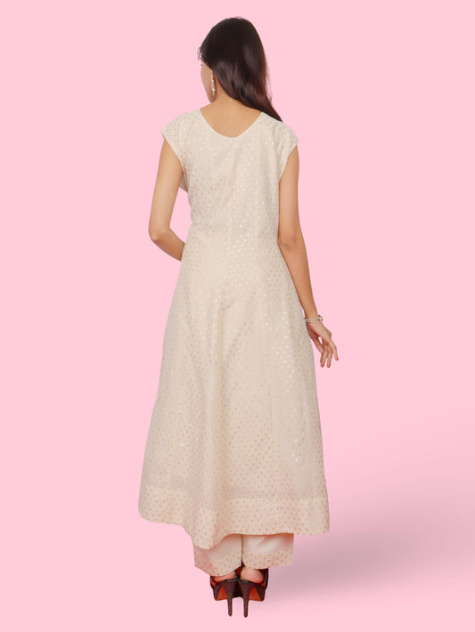 Women's Cotton Kurta-Pant, and Dupatta Set