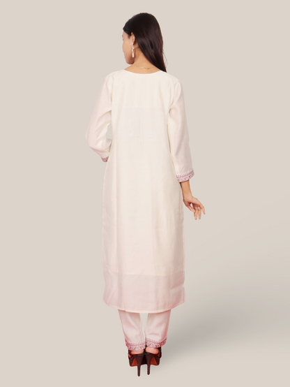 Woman's Straight Suit Set with Dupatta