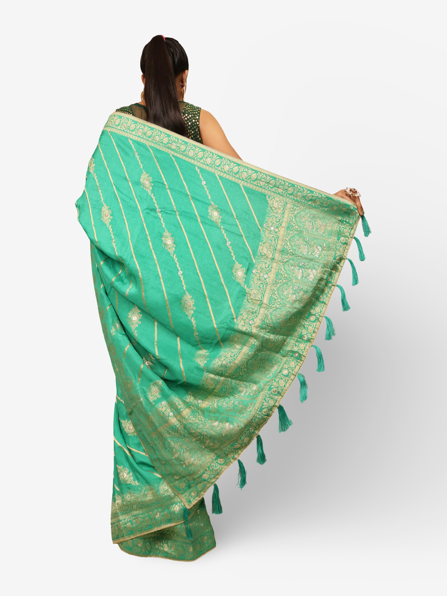 Designer Woven Banarsi Saree by Shreekama