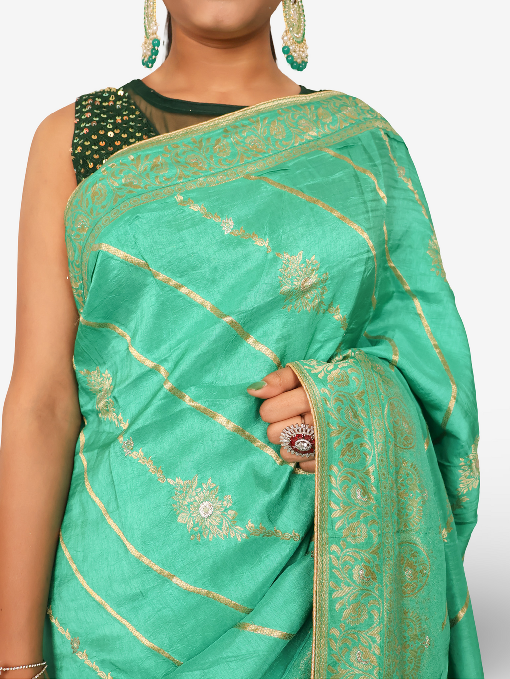Designer Woven Banarsi Saree by Shreekama