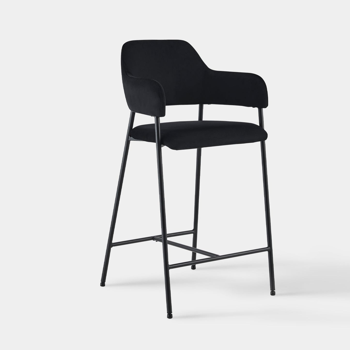 Lukka Velvet Bar Stool [65cm][Set of 2]
