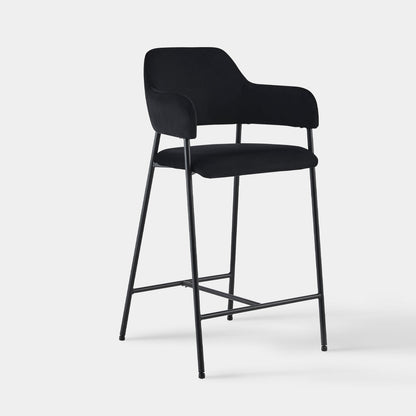 Lukka Velvet Bar Stool [65cm][Set of 2]