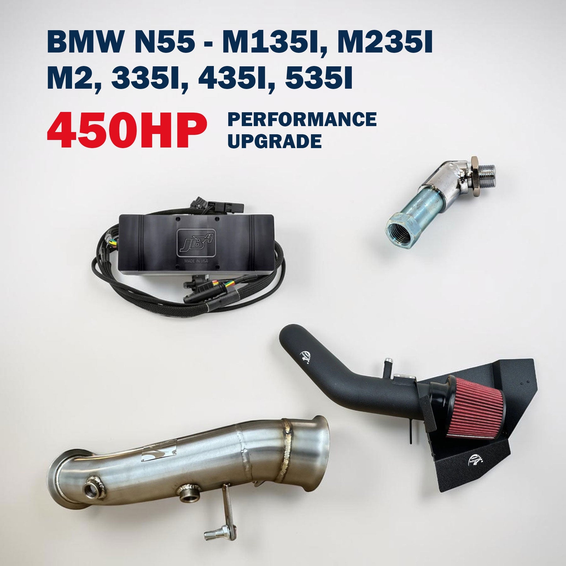 450HP Performance Upgrade For N55 BMW M135i, M235i, M2, 335i, 435i, 535i (F Chassis)