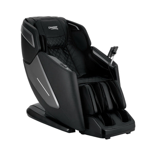 NNEDSZ Livemor 4D Massage Chair Electric Recliner Home Massager Black