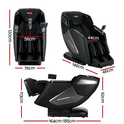 NNEDSZ Livemor 4D Massage Chair Electric Recliner Home Massager Black