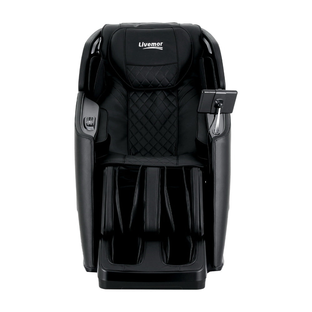 NNEDSZ Livemor 4D Massage Chair Electric Recliner Home Massager Black