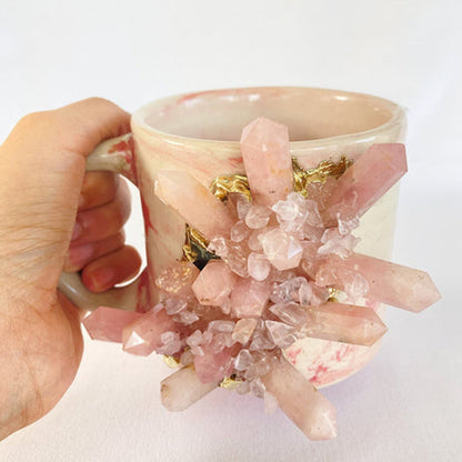 Marble Effect - Set of 2 Ceramic Mugs