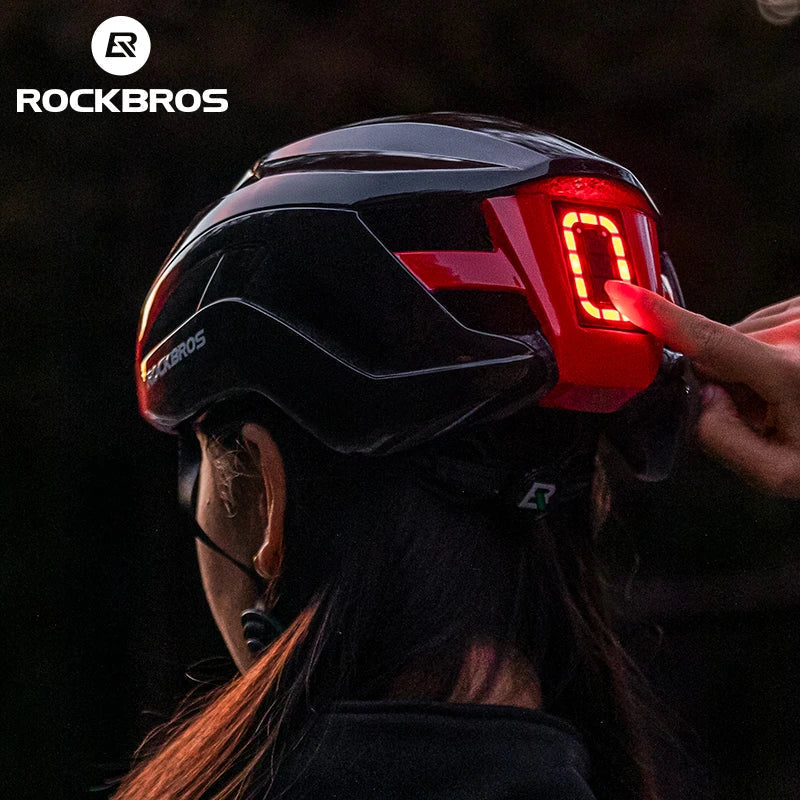 Rechargeable LED Cycling Helmet with Type-C Charging Grey