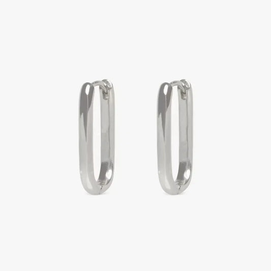Minimalist Huggie Square Hoop Earrings