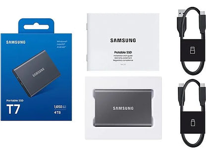 SAMSUNG Portable T7, 1-4 TB, extern SSD |