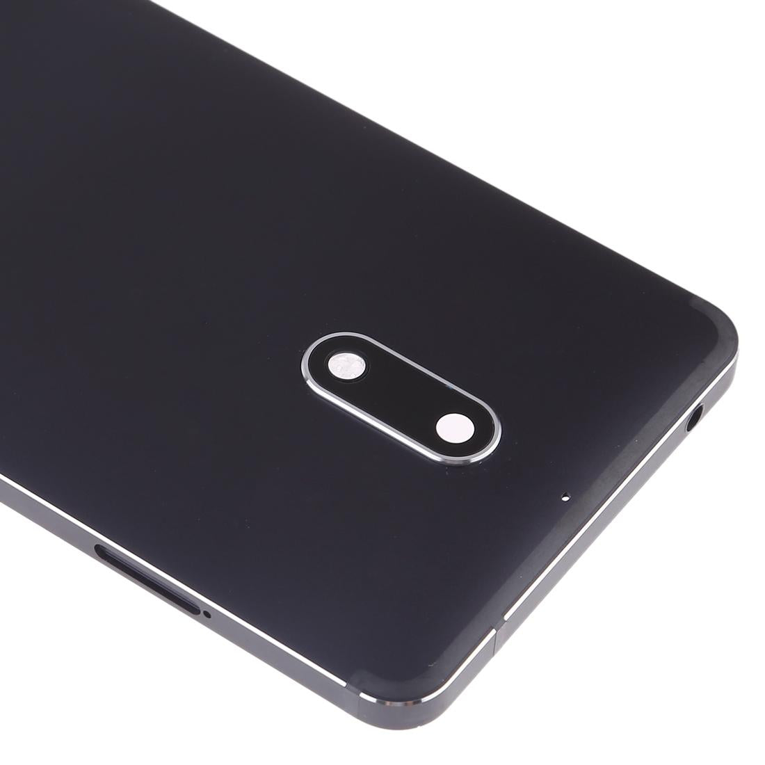 NNEIDS Camera Lens & Side Keys For Nokia 6 - Replacement Battery Cover
