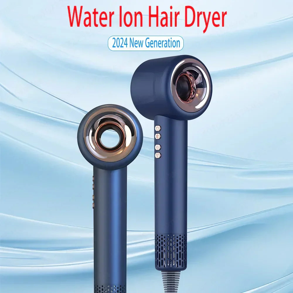 2024 Professional Leafless Negative Ion Hair Dryer