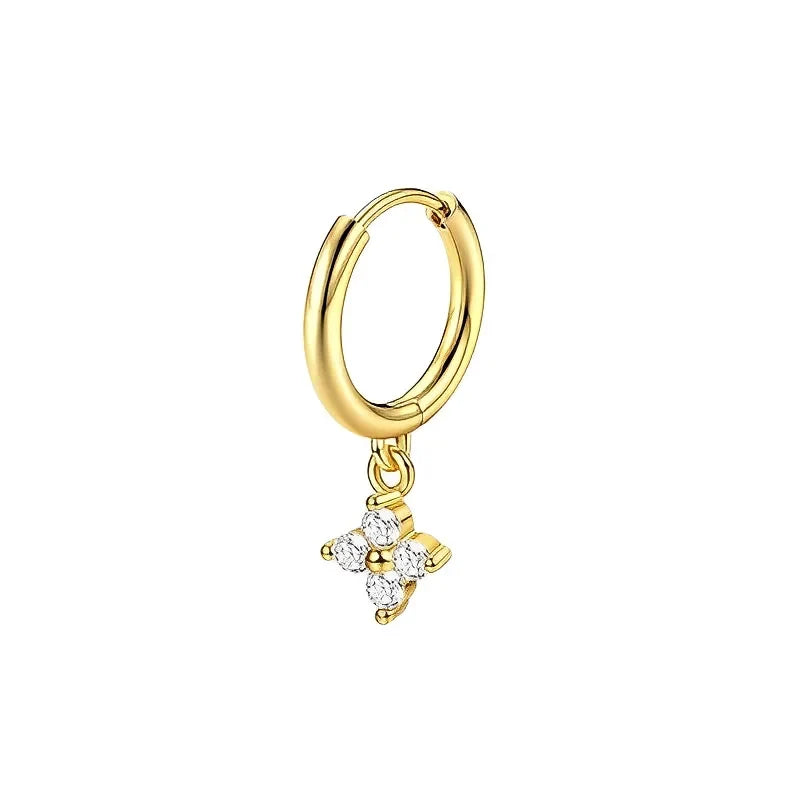 Bobisty Stud Hoop Earrings