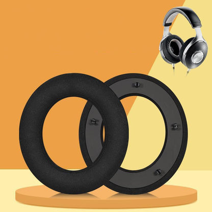 NNEIDS Breathable Leather Headset Cover For Focal Clear Mg Pro - Brown 2 Pack