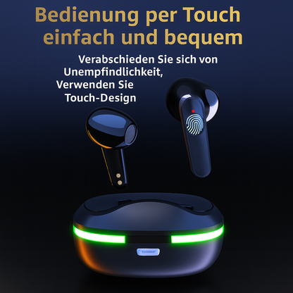 TWS Bluetooth 5.0 In-Ear Headphone Wireless Touch IPX4 LED Chargercase