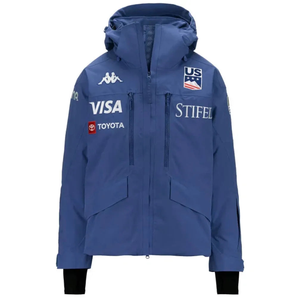 US Ski Snowboard Team waterproof padded jacket 2025/26 Slate Blue - Kappa