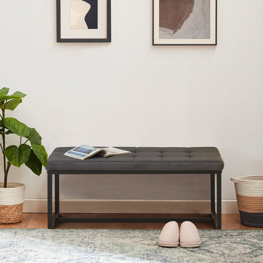 Wyn Velvet Dining Bench End-of-Bed Bench