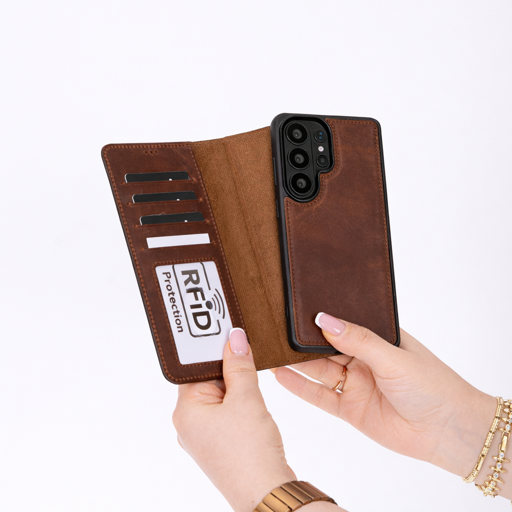 Buffalo Samsung Galaxy S26 Plus Leather Wallet Case
