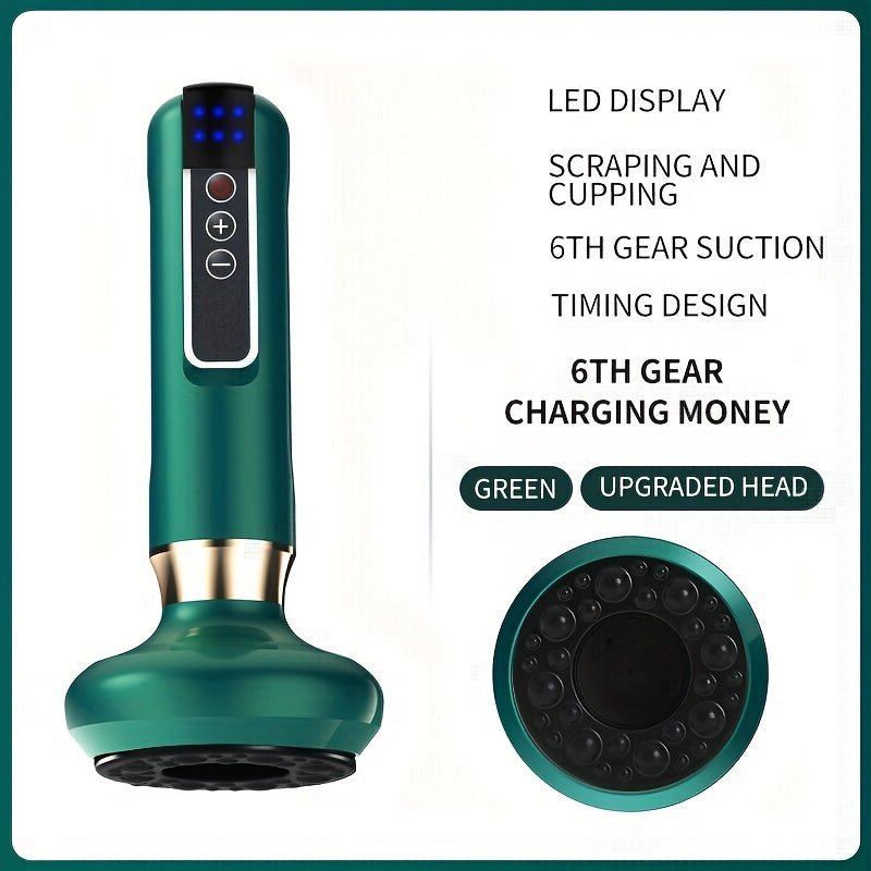 NNETM USB Rechargeable Gua Sha 6-Speed Massage Tool
