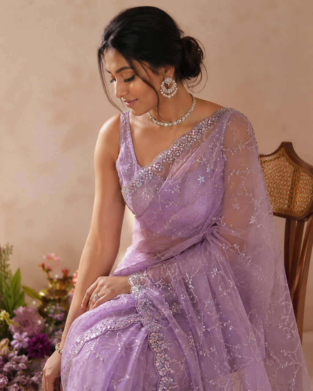 Sharbate-ae-mohobbat Soft Net Saree