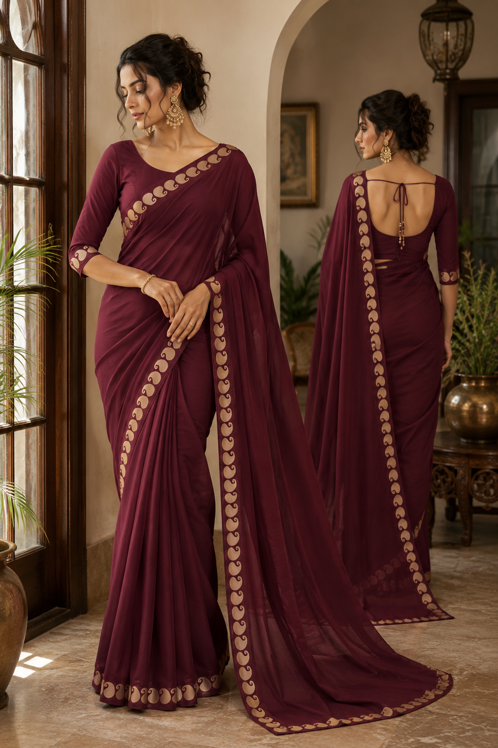 Niharika Viscose Georgette Saree