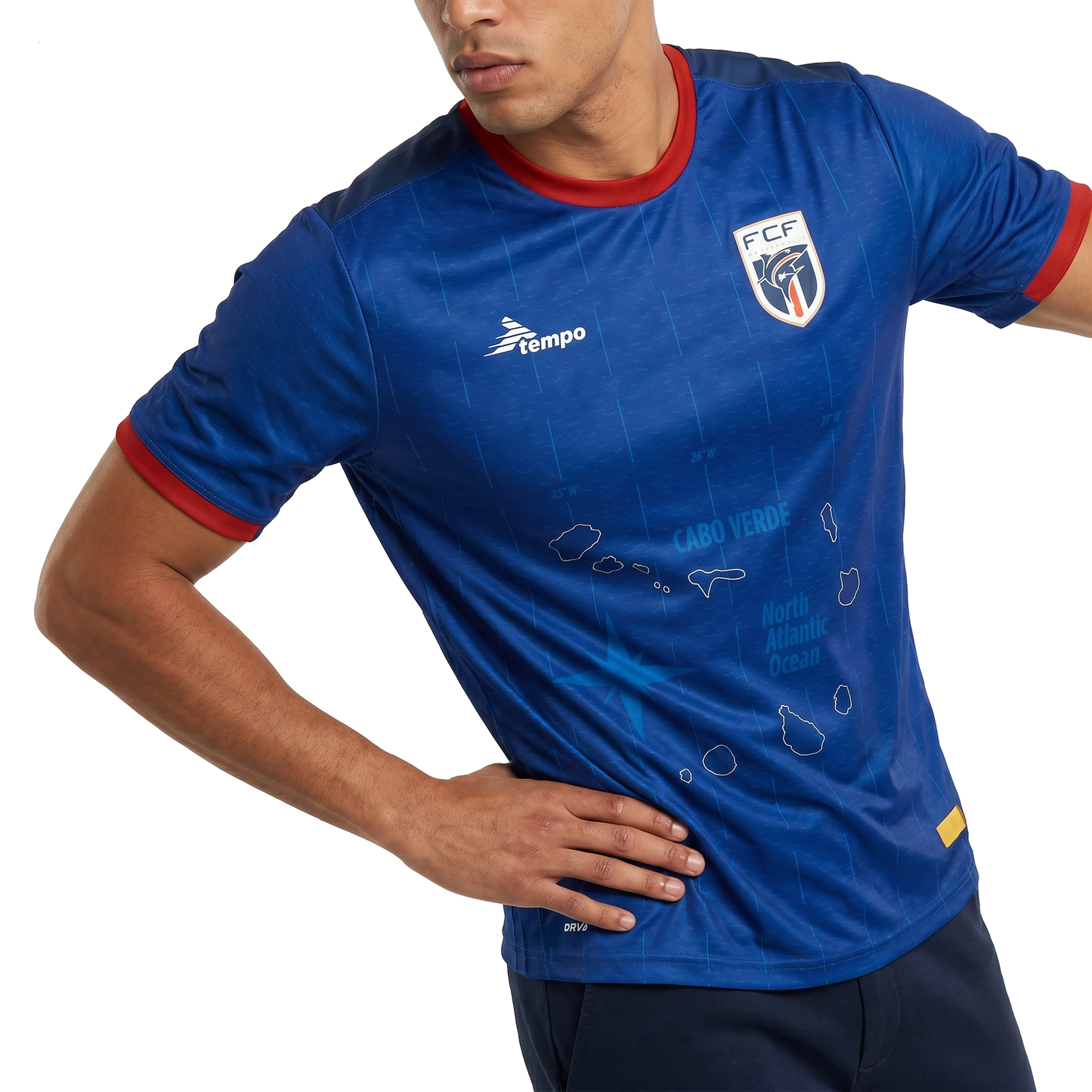 Cape Verde national team Home Soccer jersey 2025 - Tempo