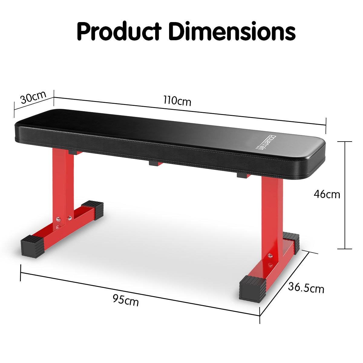 NNEDPE Powertrain Home Gym Flat Bench Press Fitness Equipment