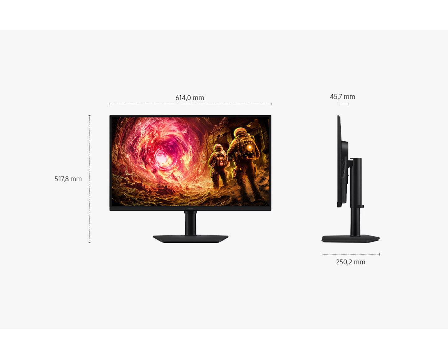 Samsung Odyssey G5 (G50F) 27" QHD 180Hz Gaming Monitor