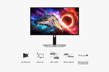 Samsung Odyssey OLED G8 27" (G80SH) 4K UHD 240Hz Gaming Monitor