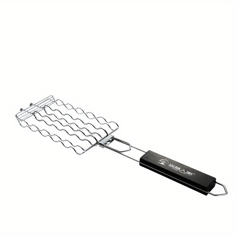 Sausage Grilling Basket Metal Mesh Rack for BBQ