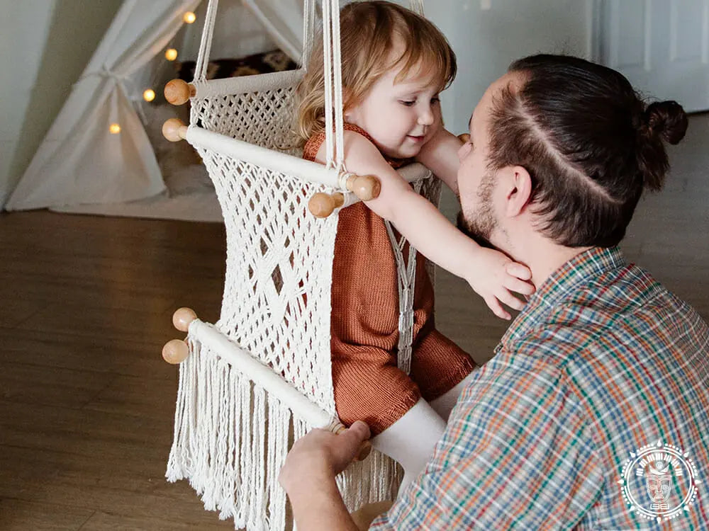 hamac bebe macrame ecru 8