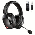 Wireless Gaming Headset with Mic, 48H Battery