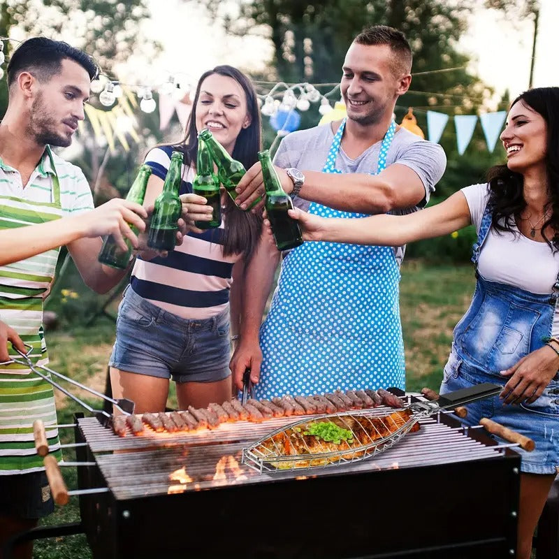 Fish Grilling Basket with Handle