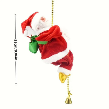 Climbing Rope Santa Hanging Christmas Decoration