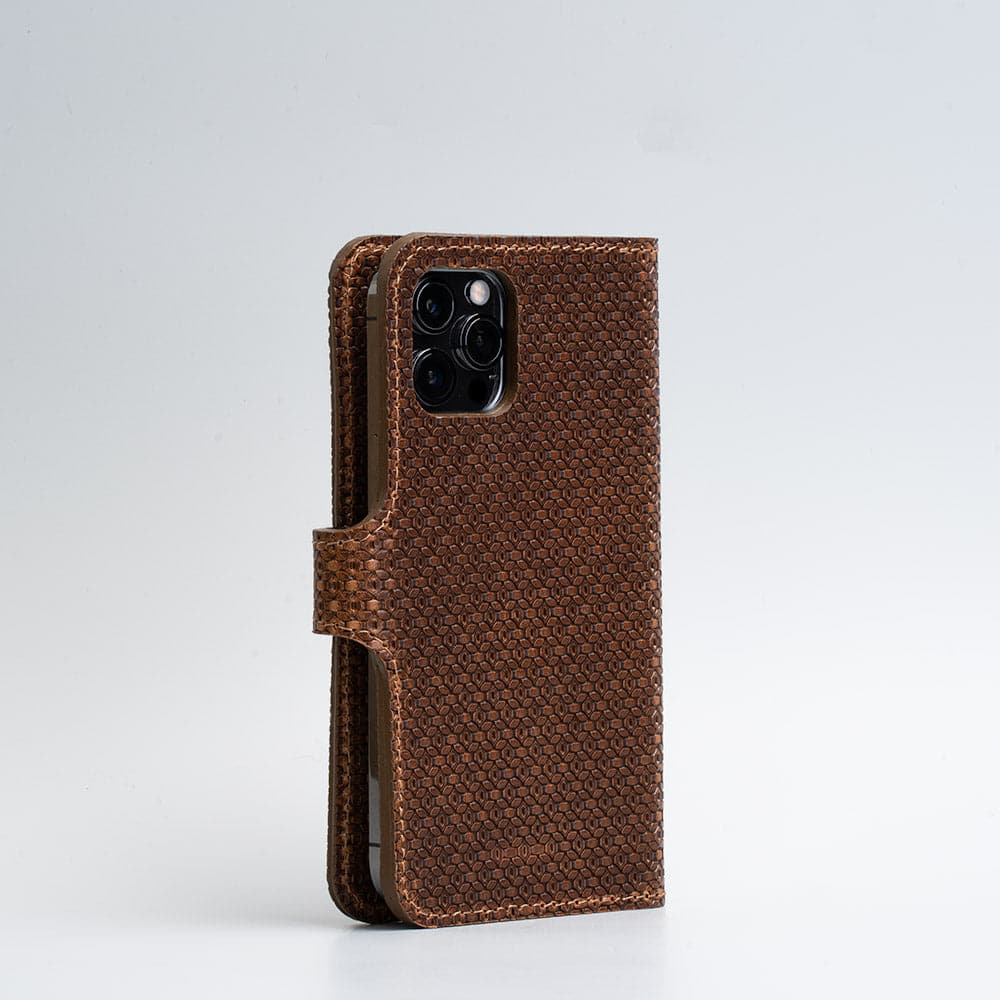 Full-Grain Leather Folio Case Wallet for iPhone 14 Series with MagSafe - Classic 4.0