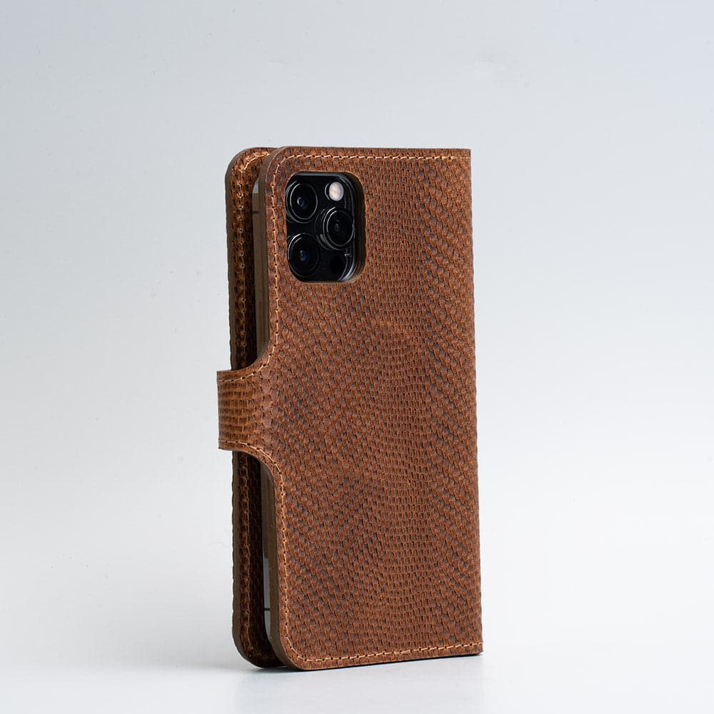 Full-Grain Leather Folio Case Wallet for iPhone 14 Series with MagSafe - Classic 4.0