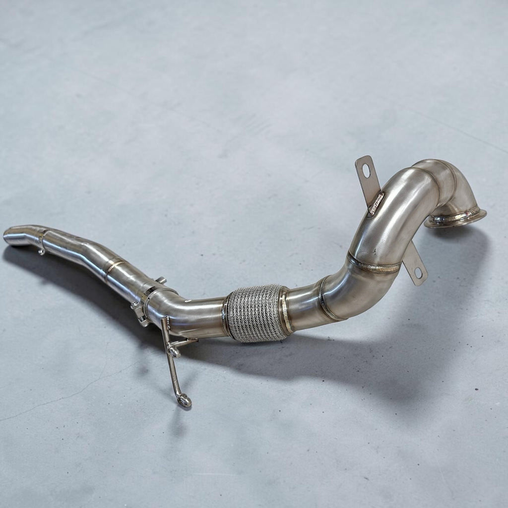 AWD VW MK7 Golf R Race Downpipe - 2.0T (Premium Catless and Catted)