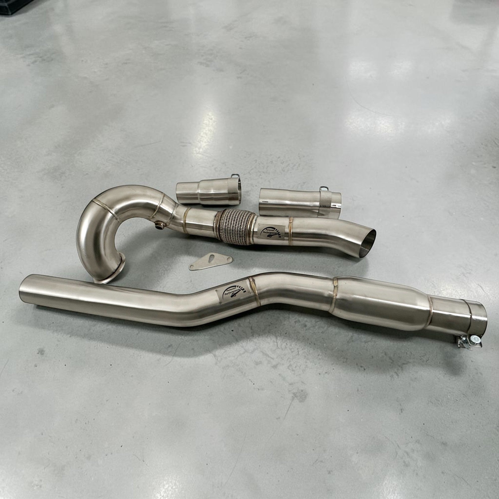 AWD VW MK7 Golf R Race Downpipe - 2.0T (Premium Catless and Catted)