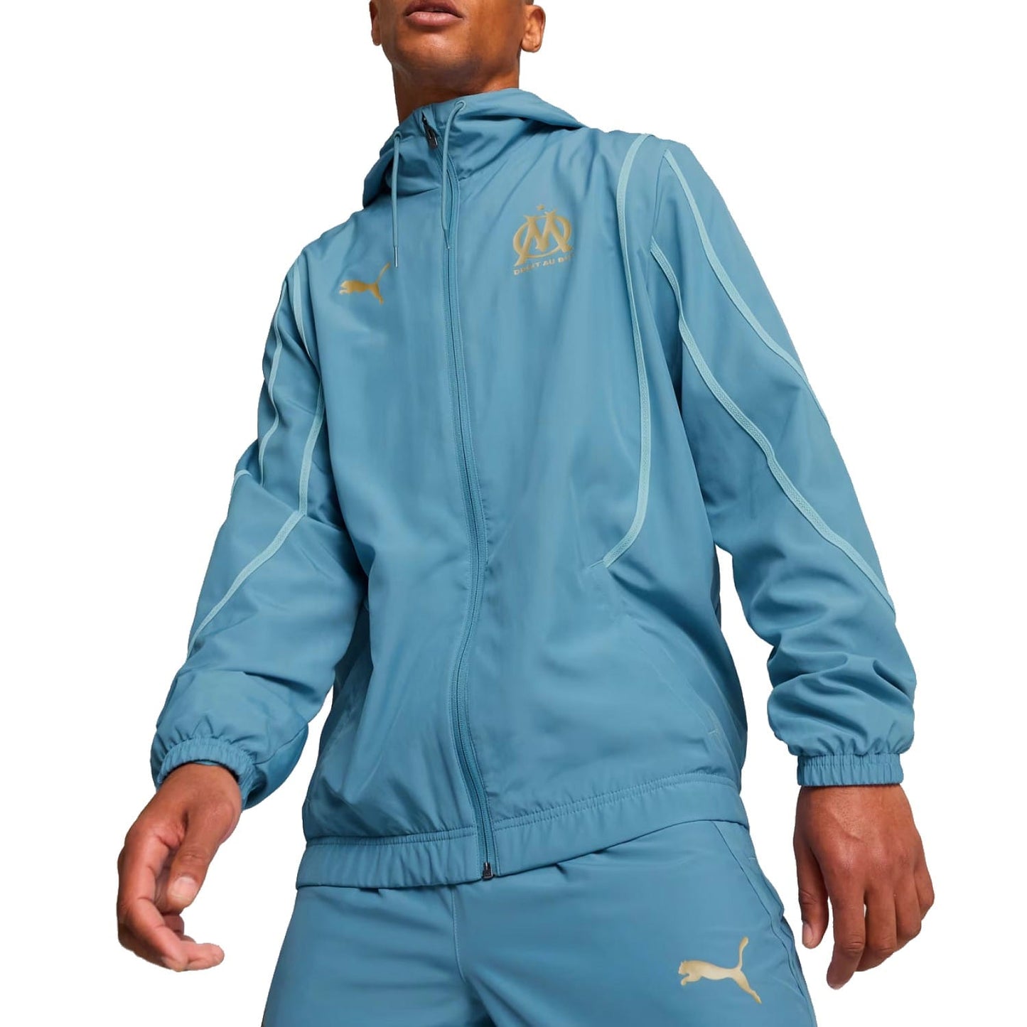 Olympique Marseille woven pre-game presentation tracksuit 2024/25 - Puma