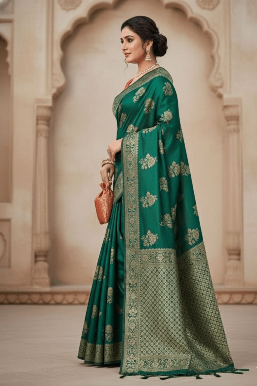 RajRani Soft Silk Jacquard Saree
