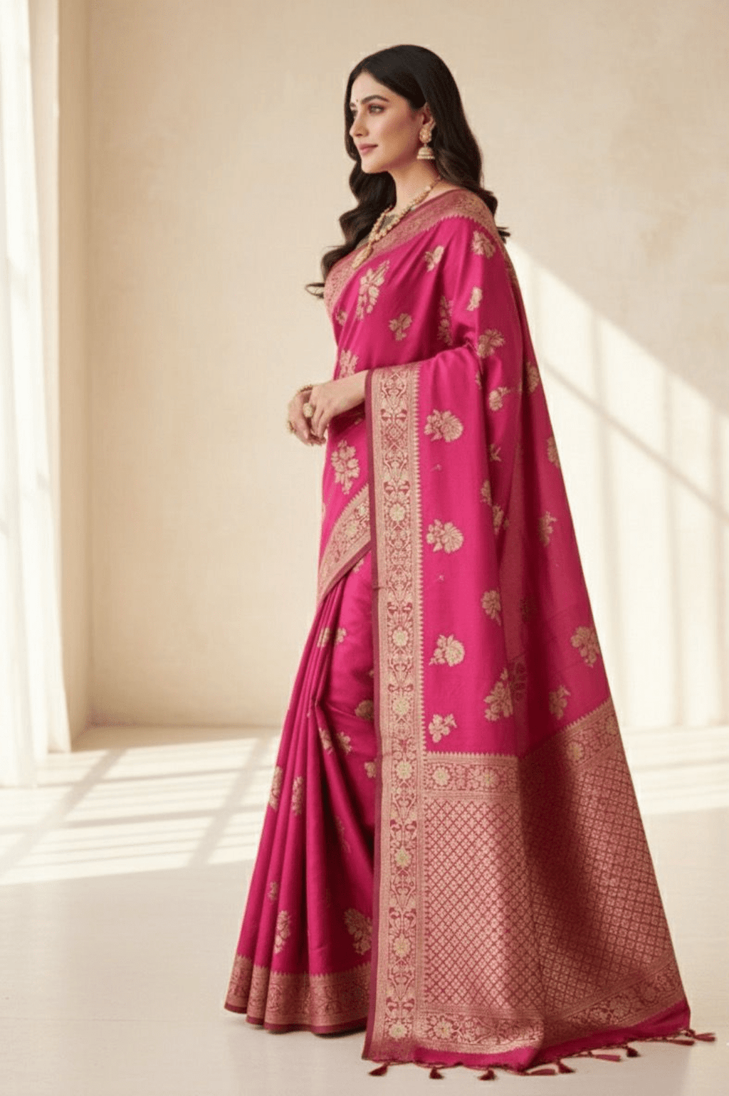 Rani Vaibhav Soft Silk Jacquard Saree