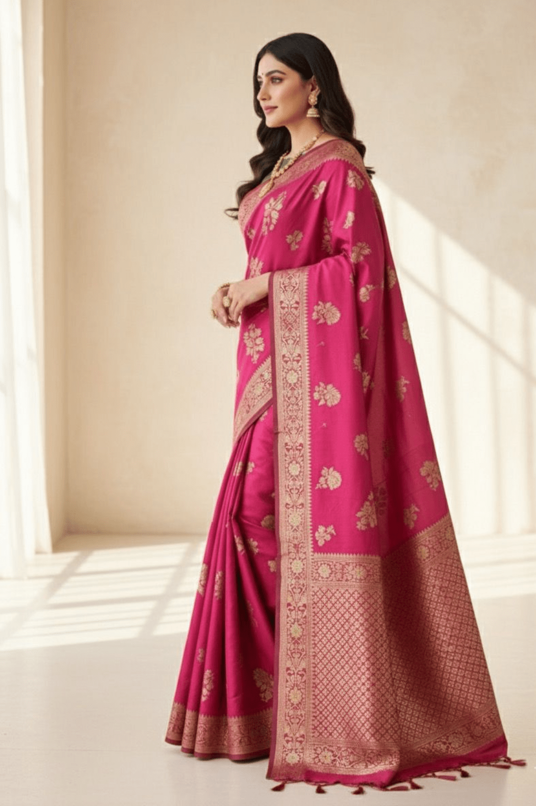 Rani Vaibhav Soft Silk Jacquard Saree