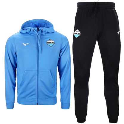 SS Lazio fanwear hooded cotton presentation tracksuit 2023/24 - Mizuno
