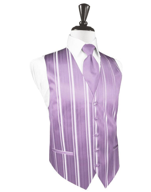 Striped Satin Tuxedo Vest 7