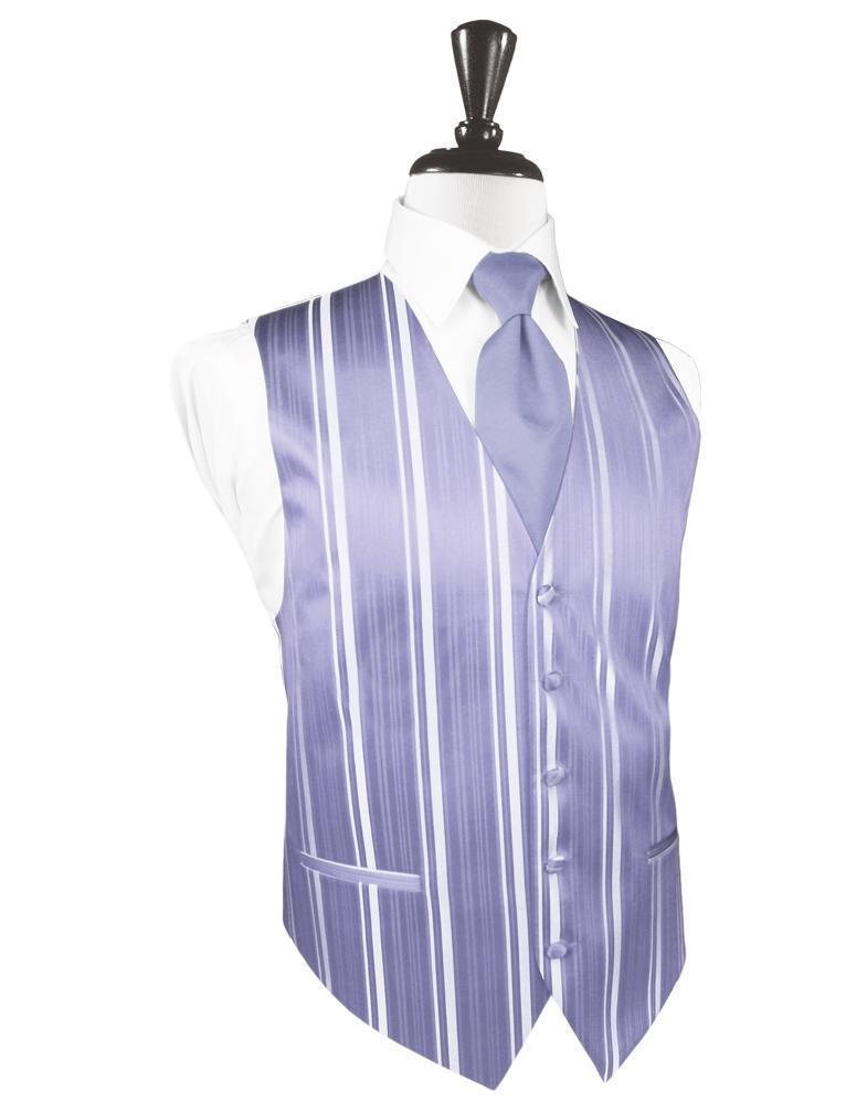 Striped Satin Tuxedo Vest 7
