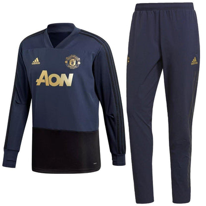Manchester United training sweat soccer tracksuit UCL 2018/19 - Adidas