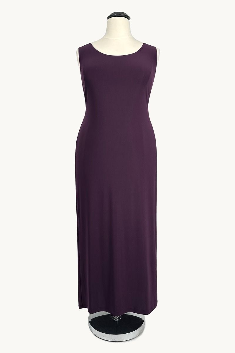 Plus Size Midi Sheath Dress with Draped Overlay Jacket