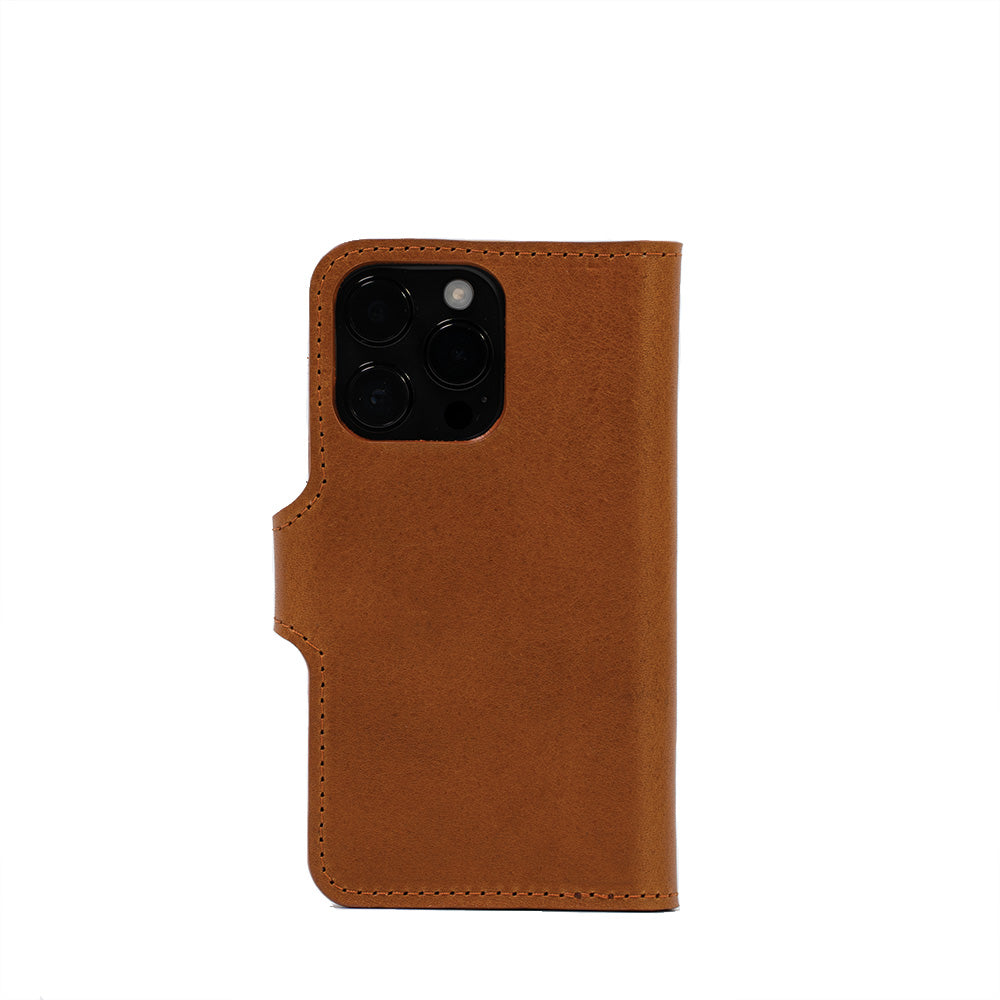 Full-Grain Leather Folio Case Wallet for iPhone 14 Series with MagSafe - Classic 4.0